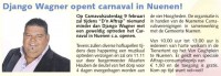 Django Wagner trapt carnaval af! (bron: De Nuenense Krant)