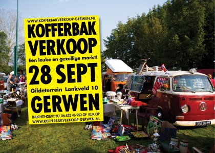 Kofferbakverkoop Gerwen @ Gildeterrein | Nuenen | Noord-Brabant | Nederland