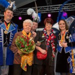 Mia Leenders is Senior van het Jaar 2015 bij CV De Narre-Kappen in Gerwen