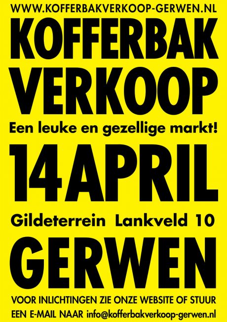 Kofferbakverkoop Gerwen 2019-04-14