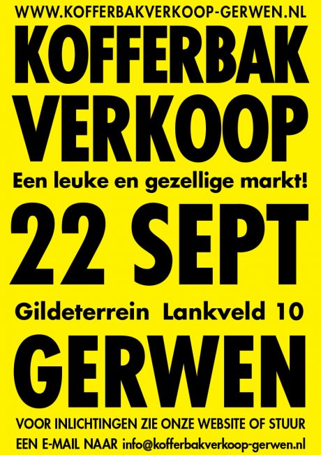Kofferbakverkoop Gerwen 2019-09-22