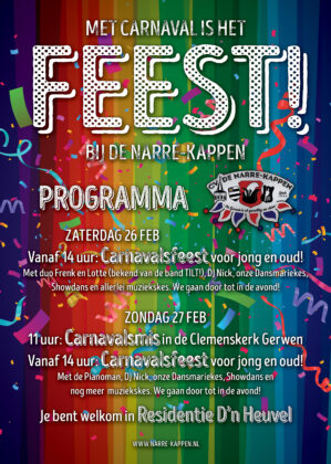 Carnavalszaterdag: feest!