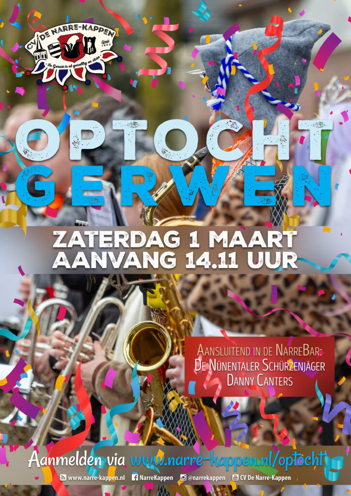 Poster A3 optocht 2025