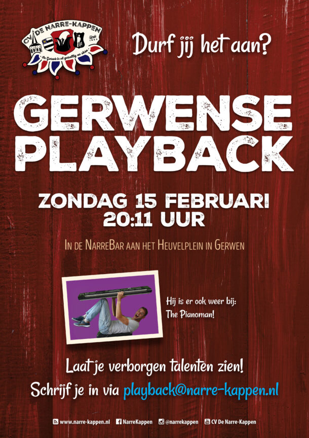 Poster A3 playback 2026